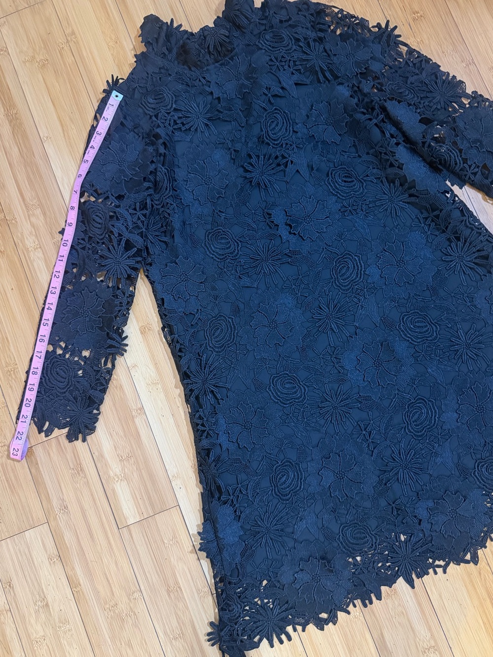 Tuckernuck Guipure Lace Daphne Dress Black Size S - Picture 14 of 16
